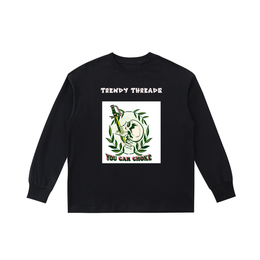 Kids' Quick-Dry Cotton Long-Sleeve Tee